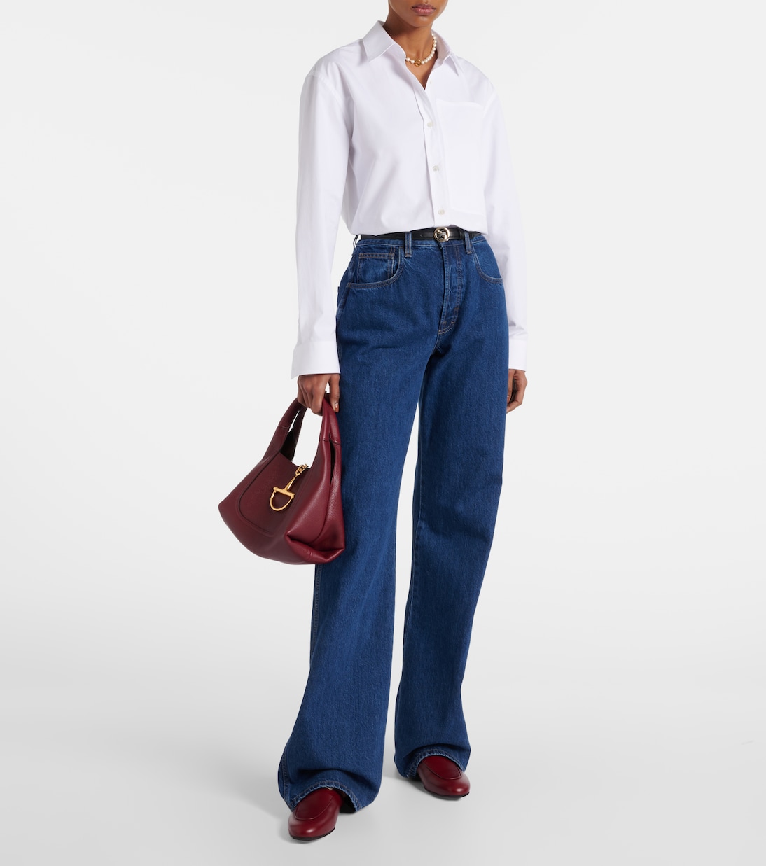 Borsa a spalla Gucci Softbit Medium in pelle | Gucci