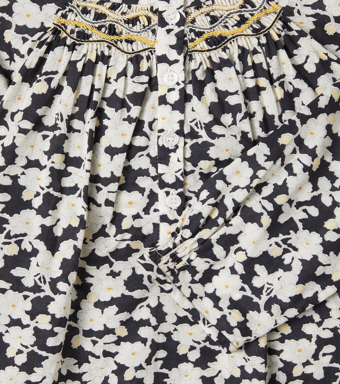 Biancarosa floral cotton shirt | Bonpoint