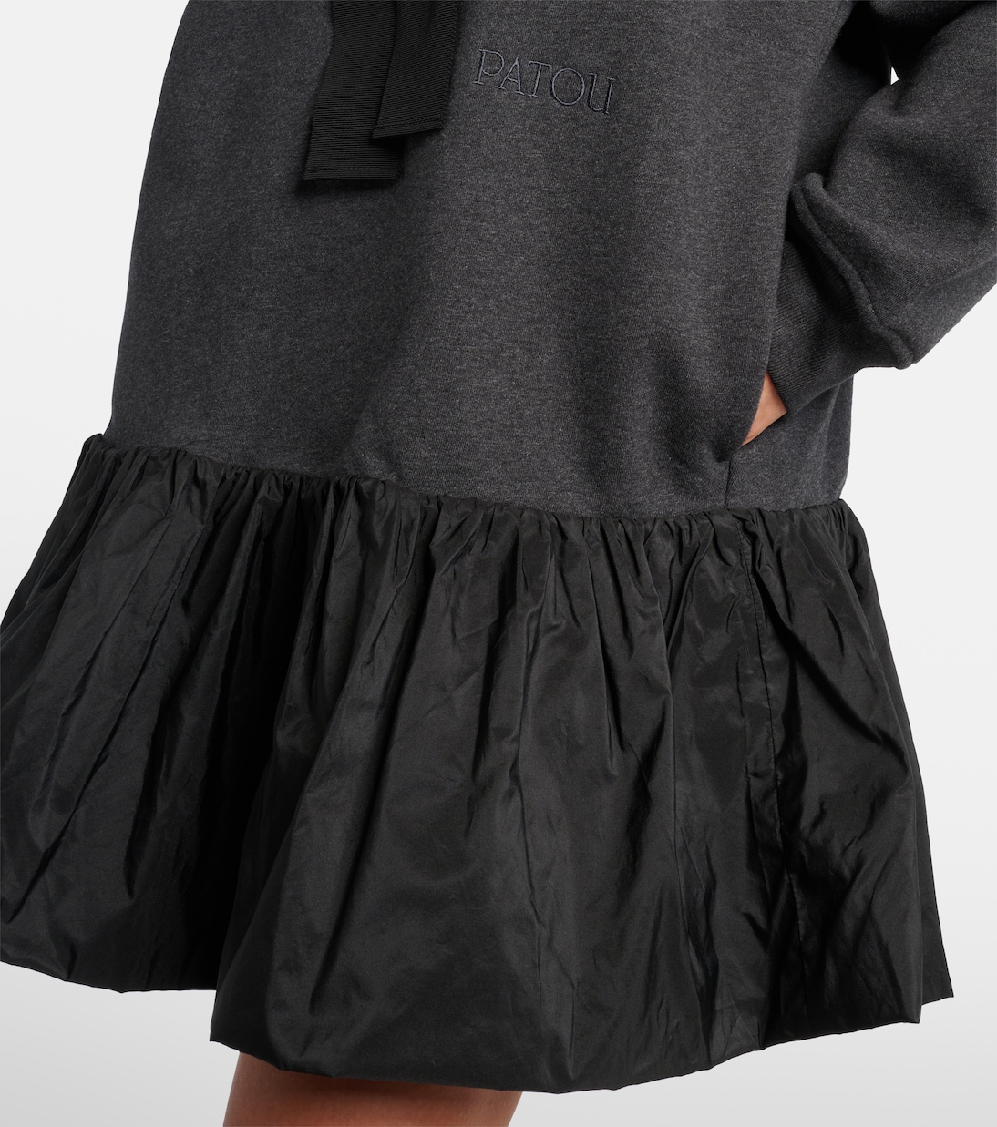 Sweatshirt-Kleid aus Baumwolle | Patou