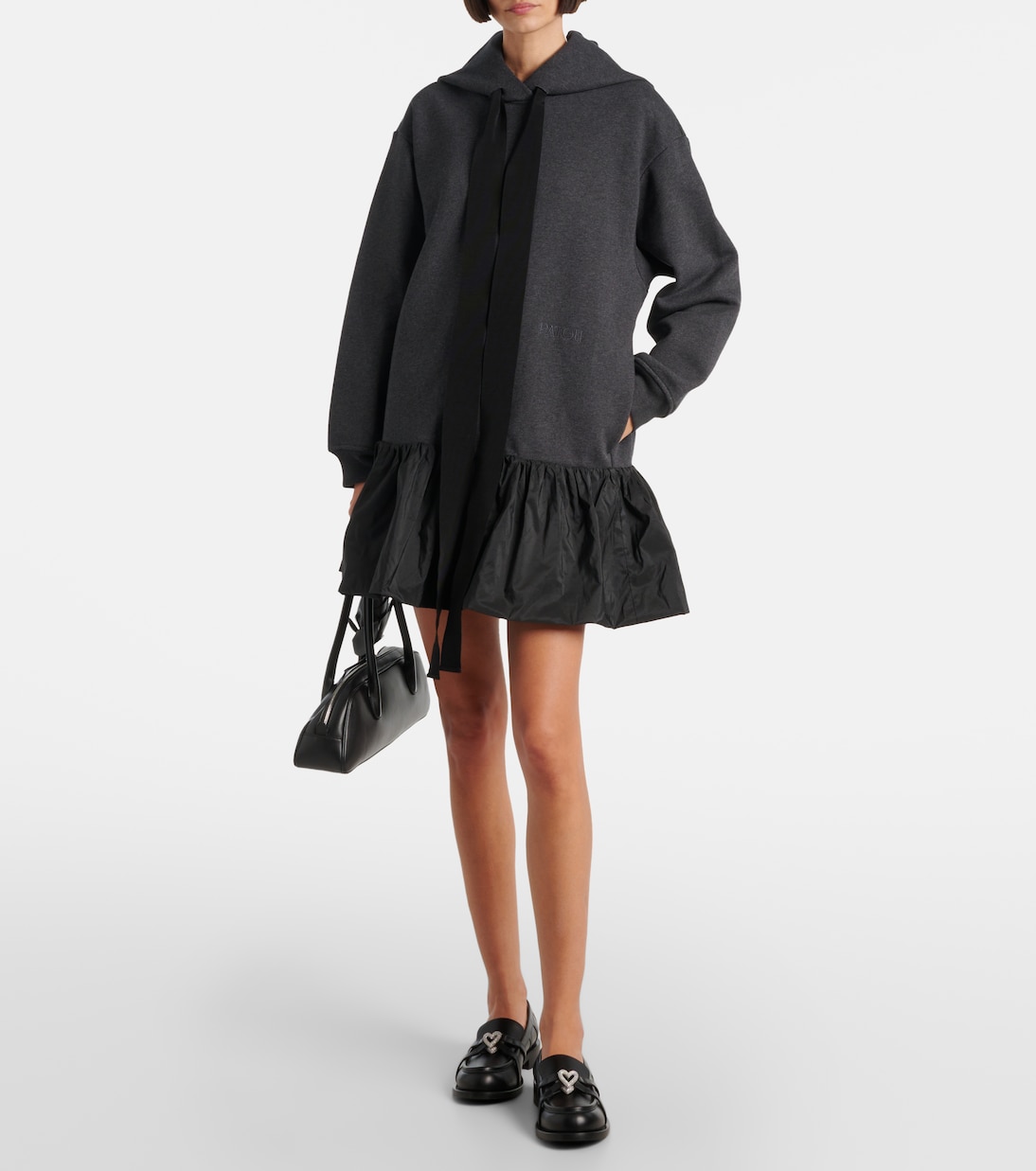 Sweatshirt-Kleid aus Baumwolle | Patou