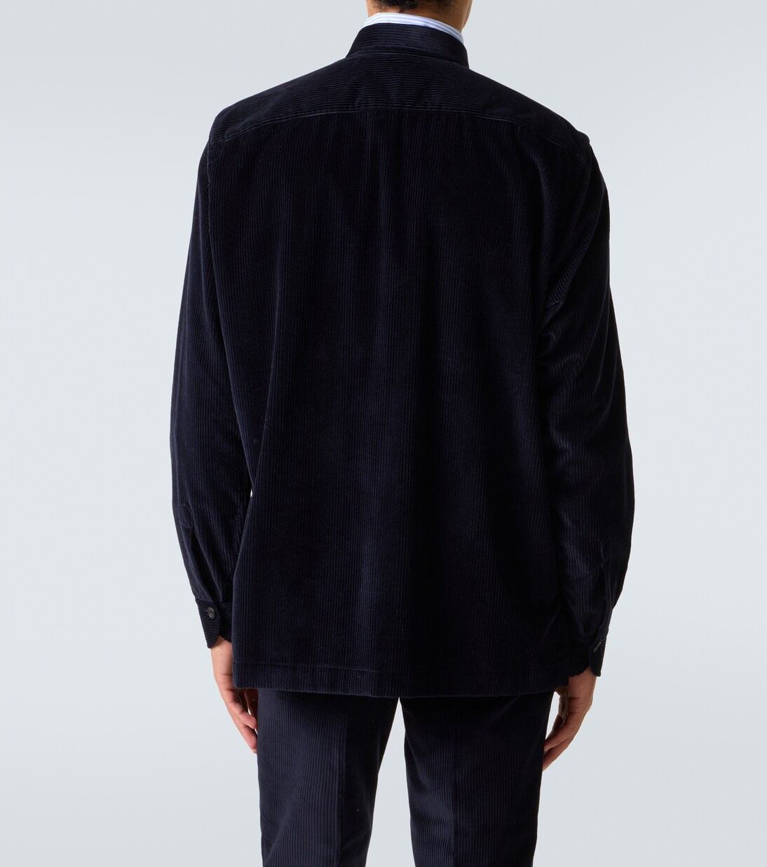Cotton corduroy Western shirt | Rubinacci