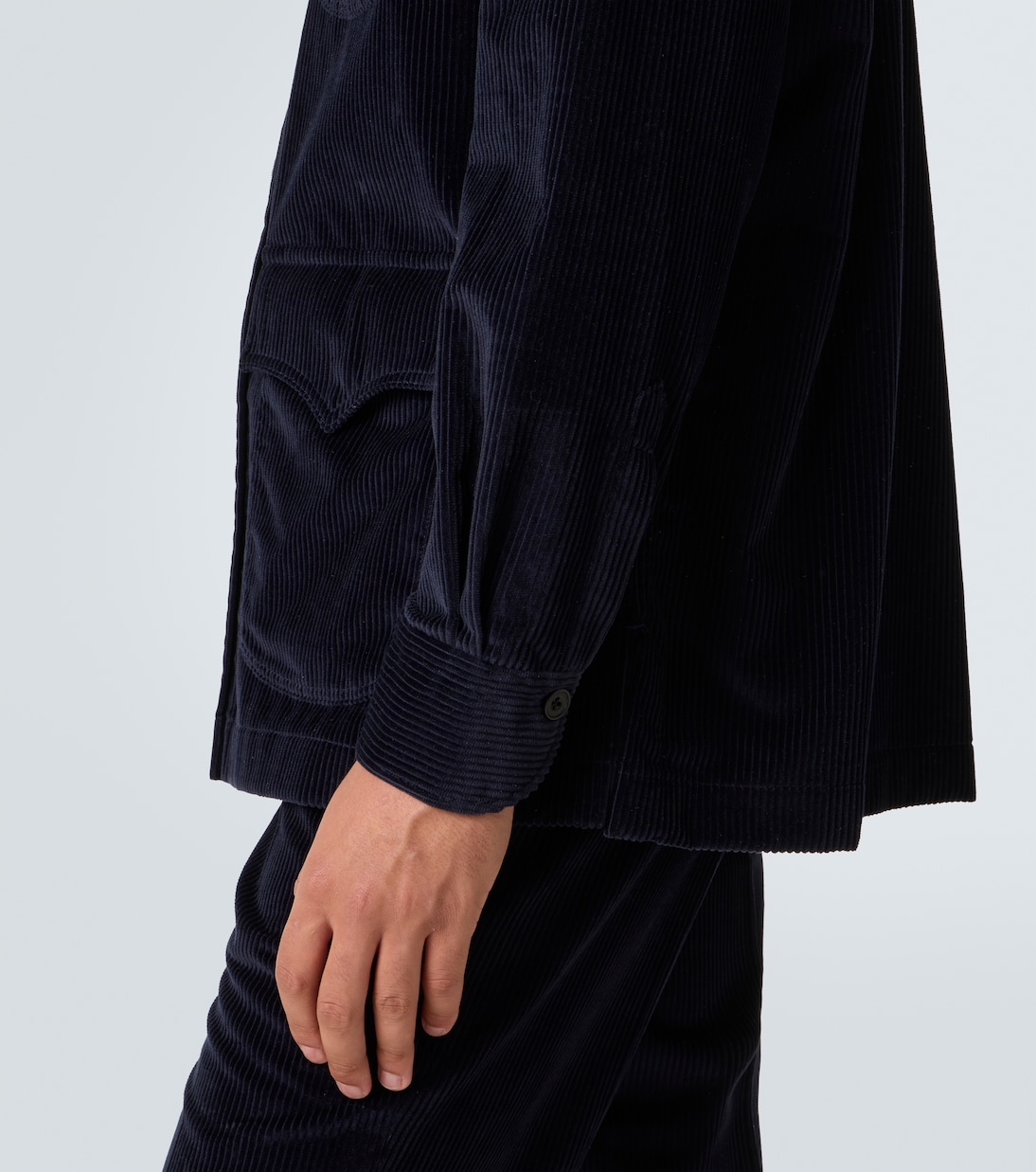 Cotton corduroy Western shirt | Rubinacci