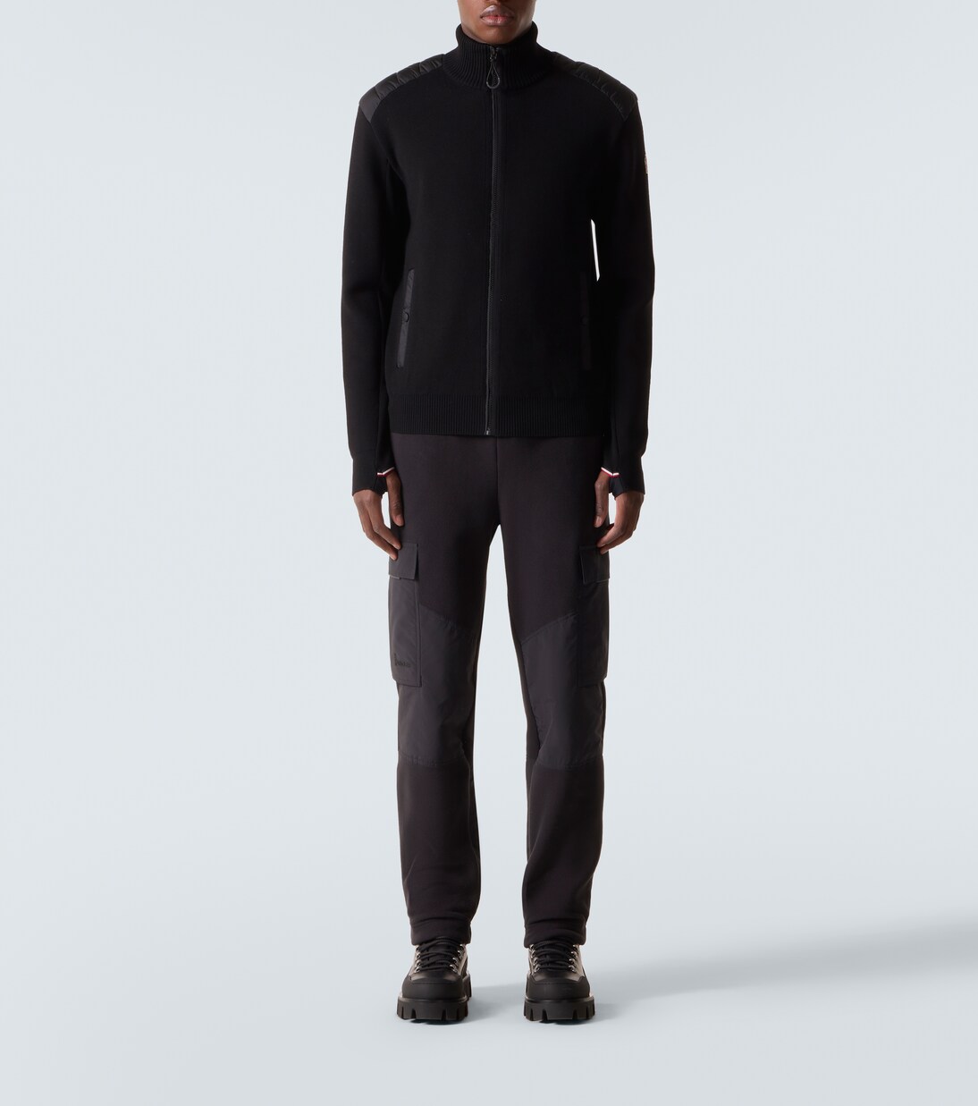 Down-paneled zip-up cardigan | Moncler Grenoble