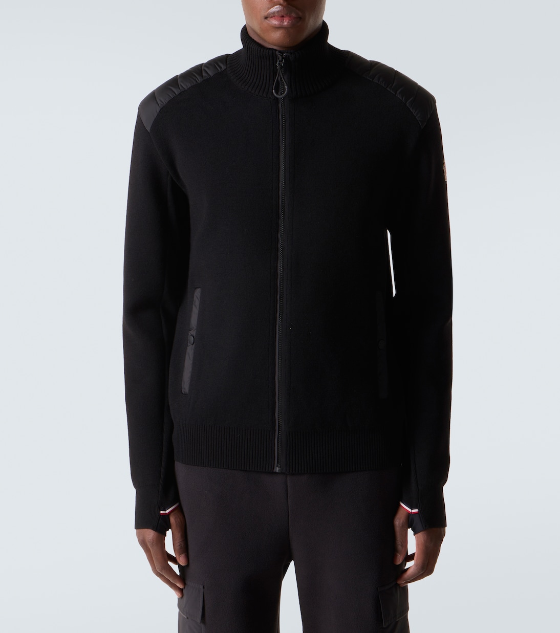 Down-paneled zip-up cardigan | Moncler Grenoble