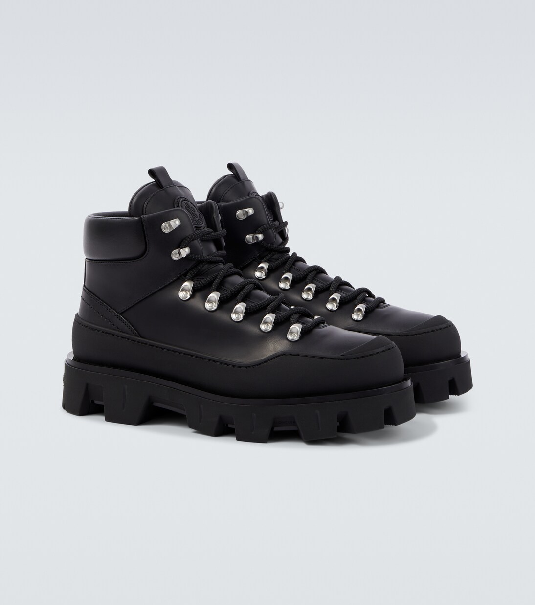 Peak Trek leather lace-up boots | Moncler