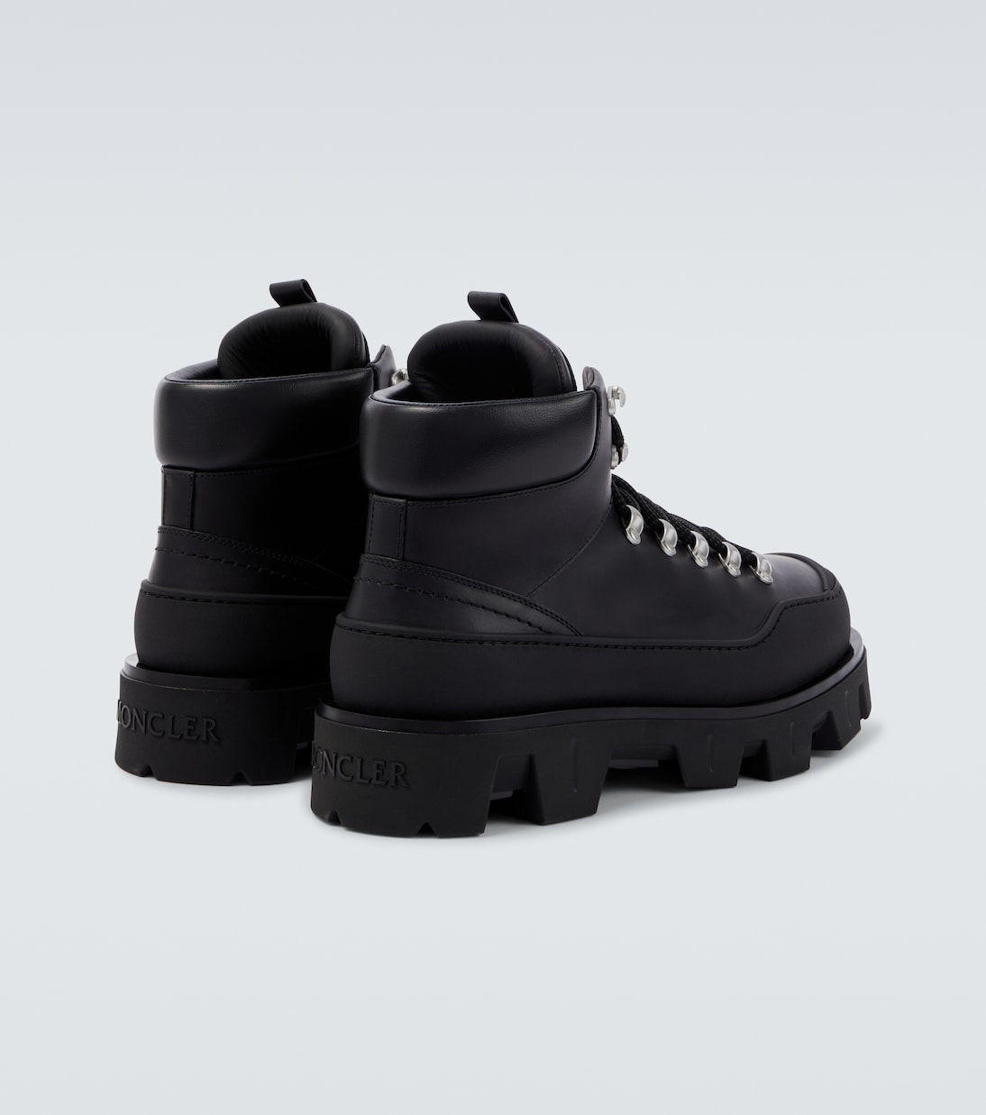 Peak Trek leather lace-up boots | Moncler