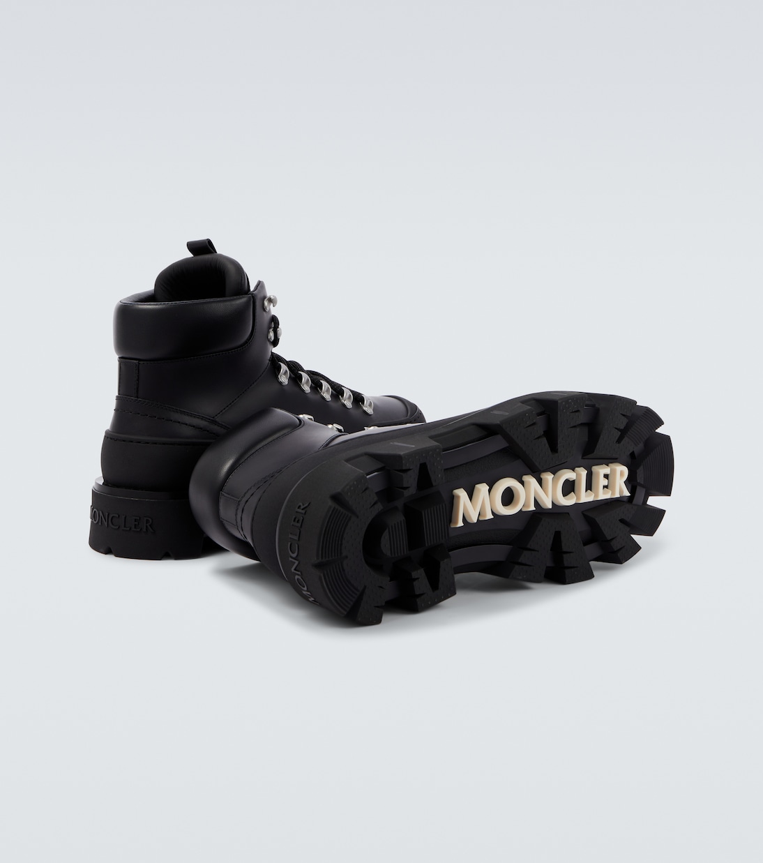 Peak Trek leather lace-up boots | Moncler