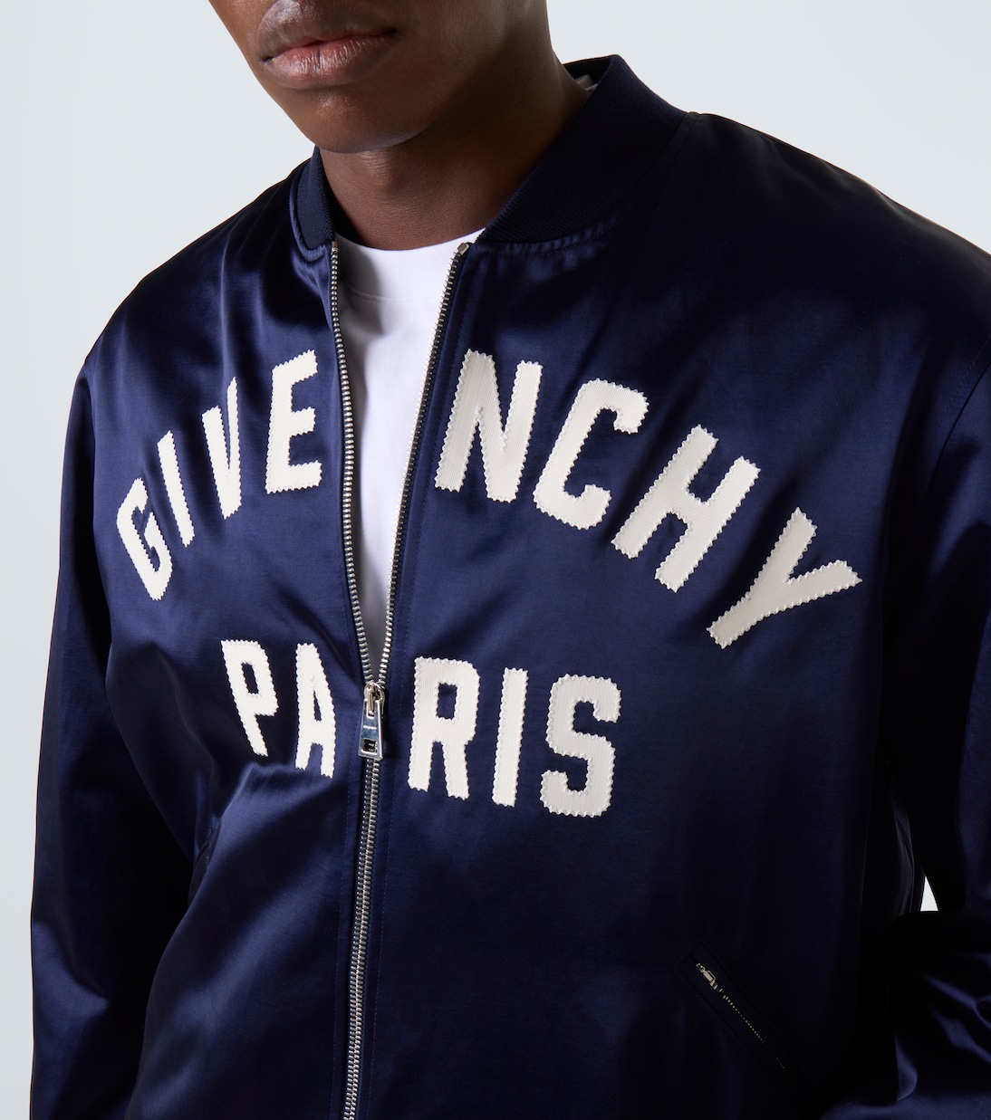 Giacca varsity in raso con logo | Givenchy