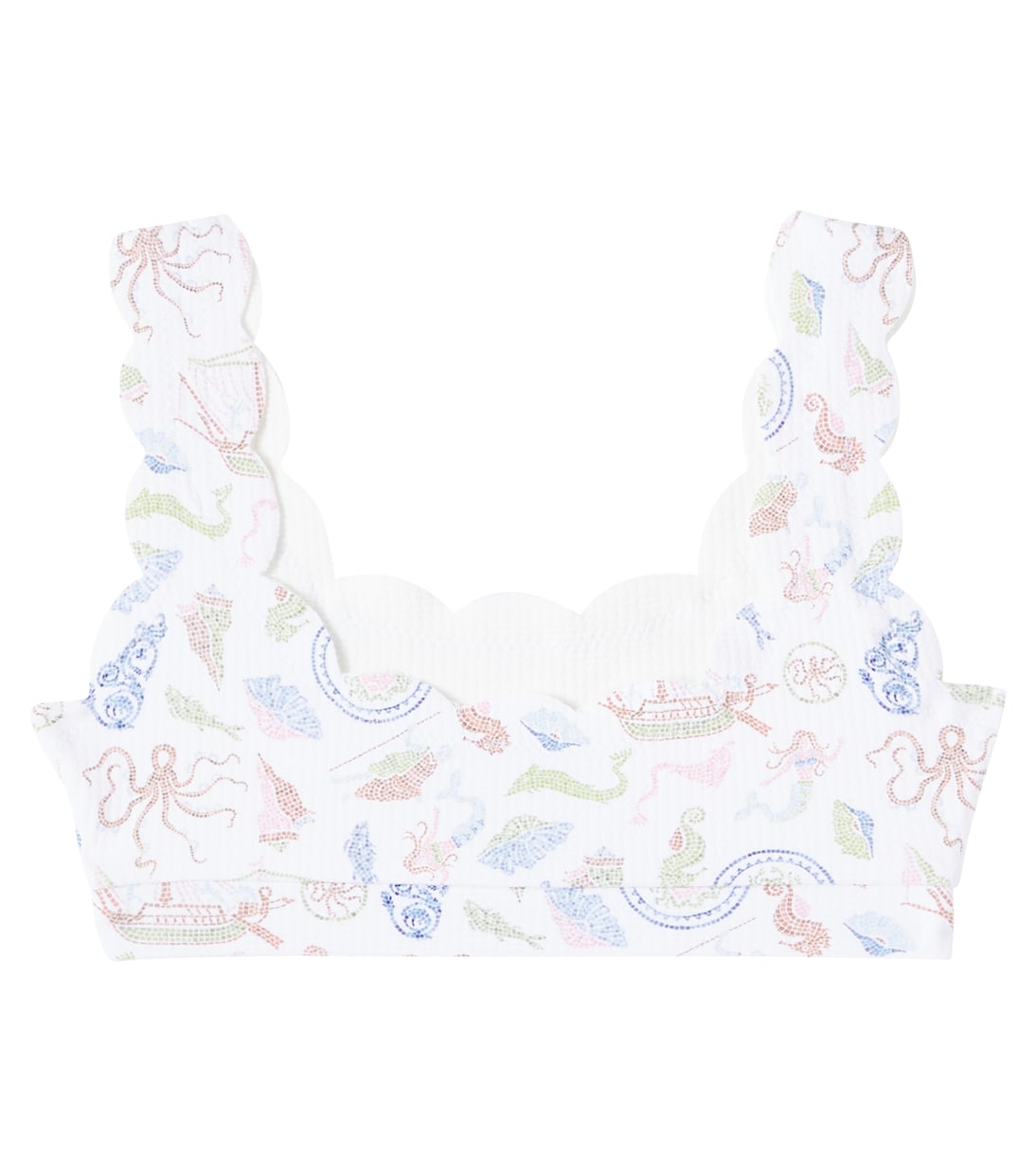 Bumby Palm Springs scalloped bikini top | Marysia Bumby