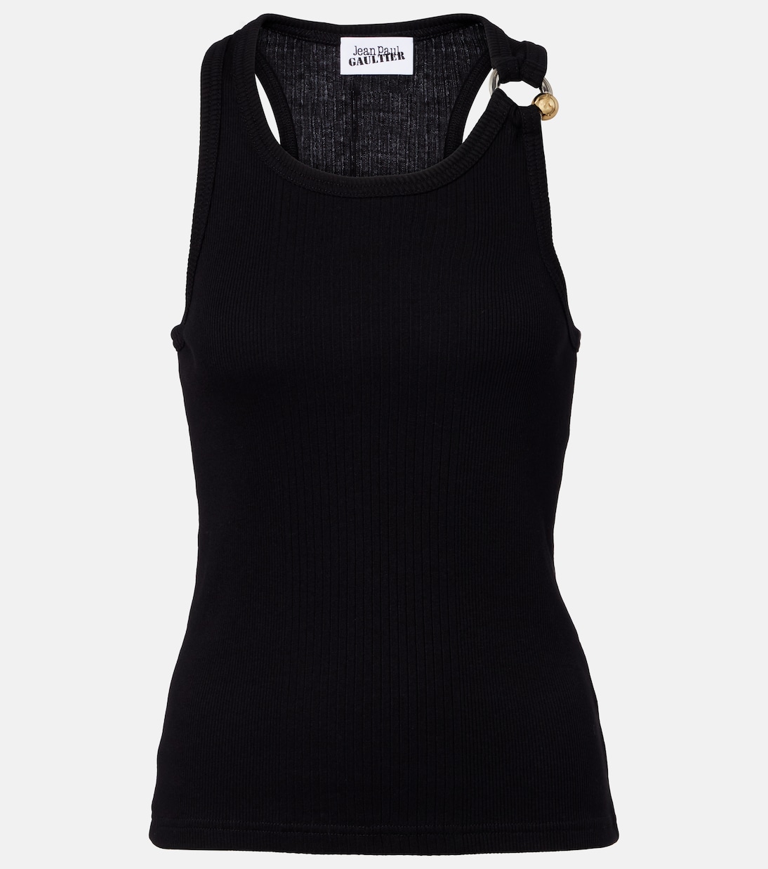 Tank top Piercing de jersey de algodón | Jean Paul Gaultier
