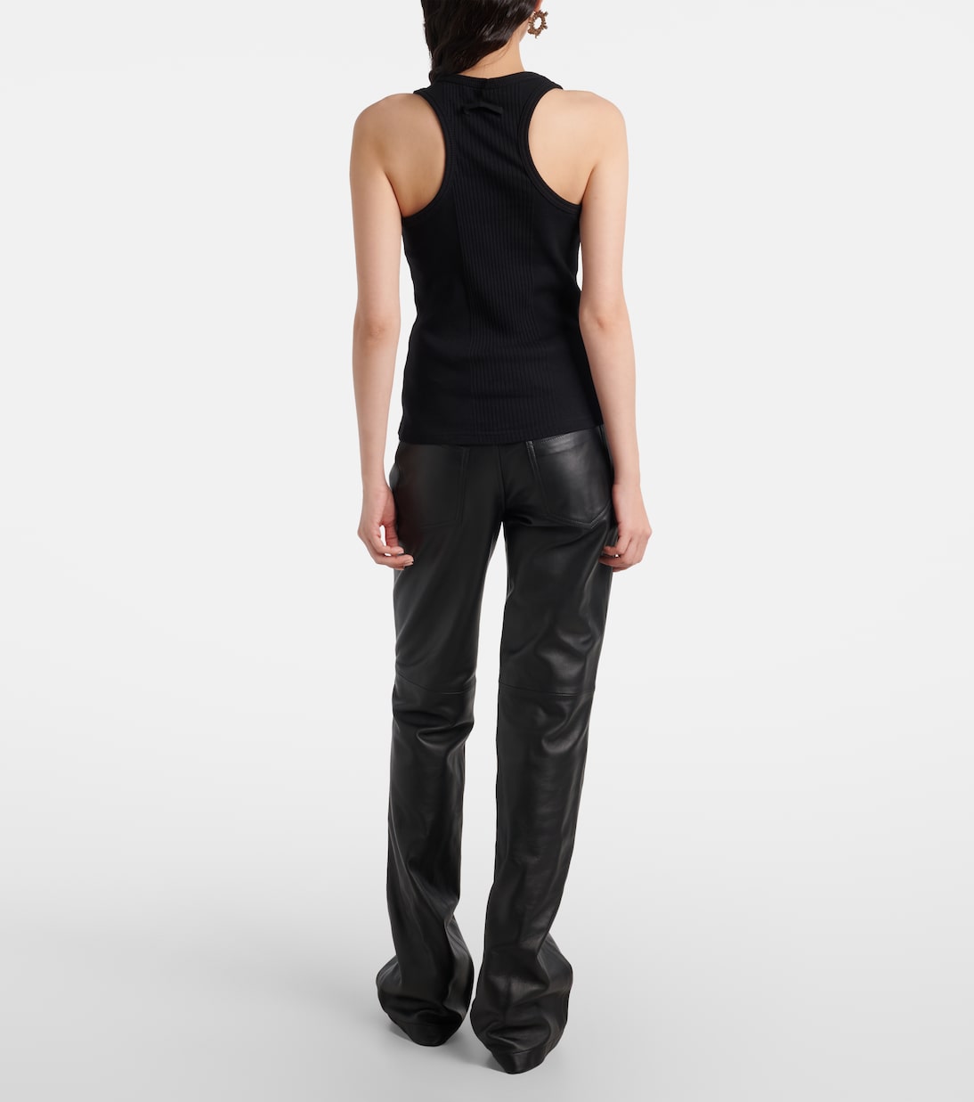 Tank top Piercing de jersey de algodón | Jean Paul Gaultier