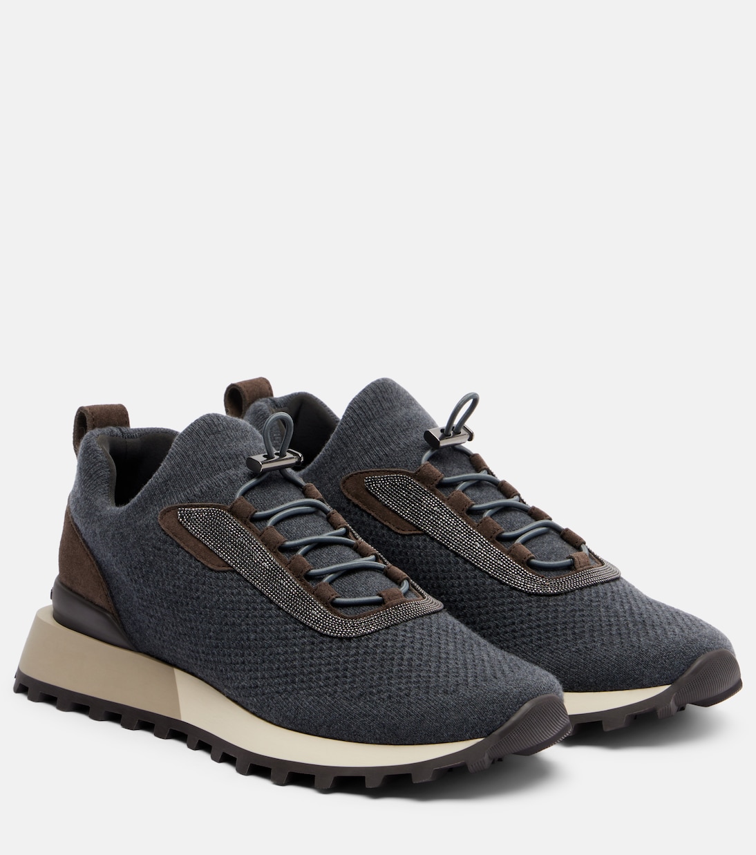 Sneakers Runner con suede | Brunello Cucinelli
