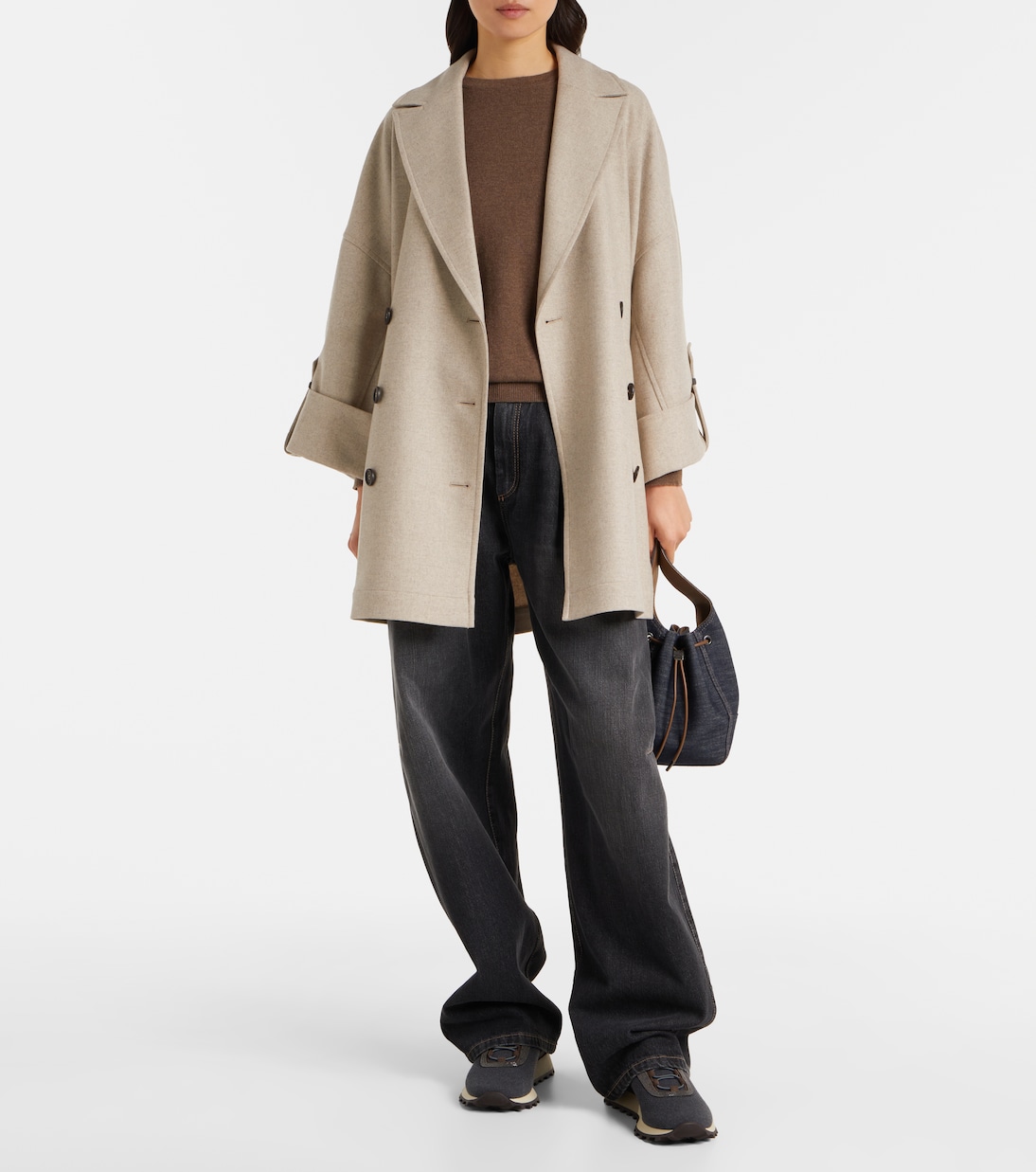 Sneakers Runner con suede | Brunello Cucinelli