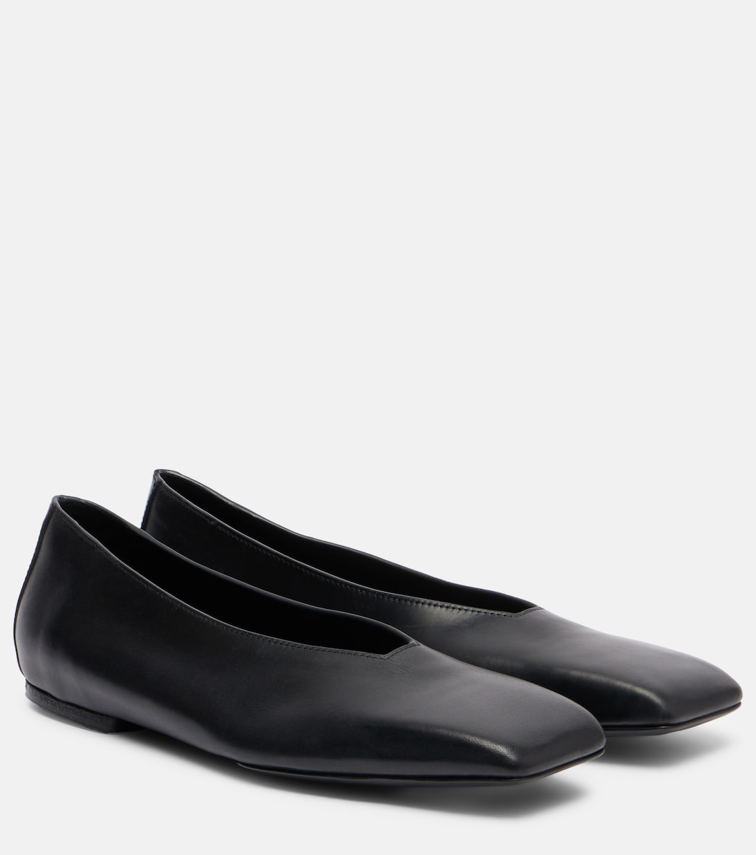 Leather ballet flats | Rick Owens