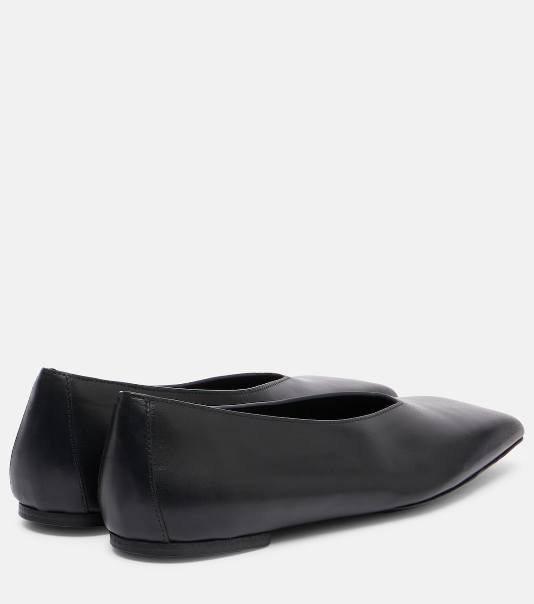 Leather ballet flats | Rick Owens