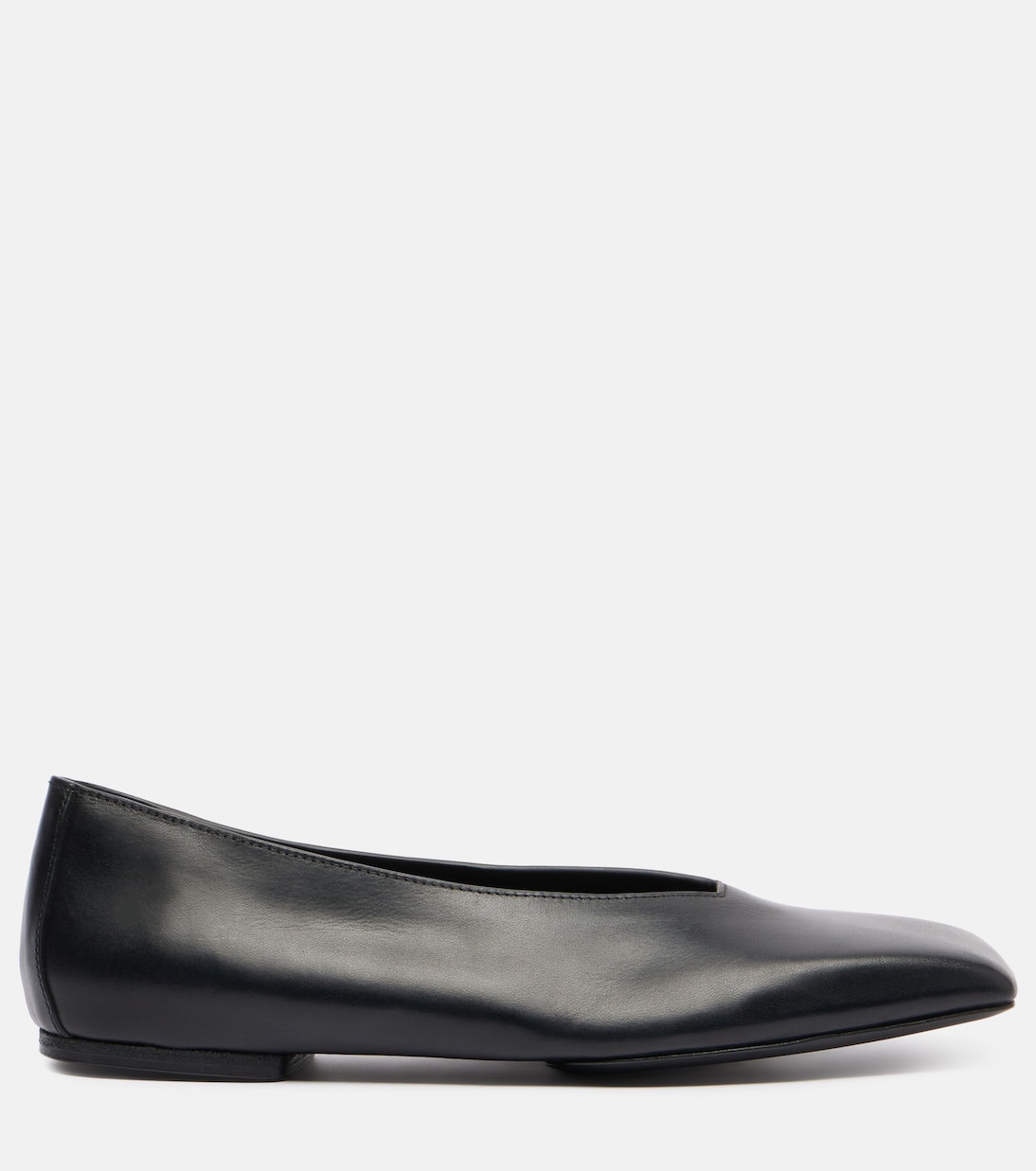 Leather ballet flats | Rick Owens