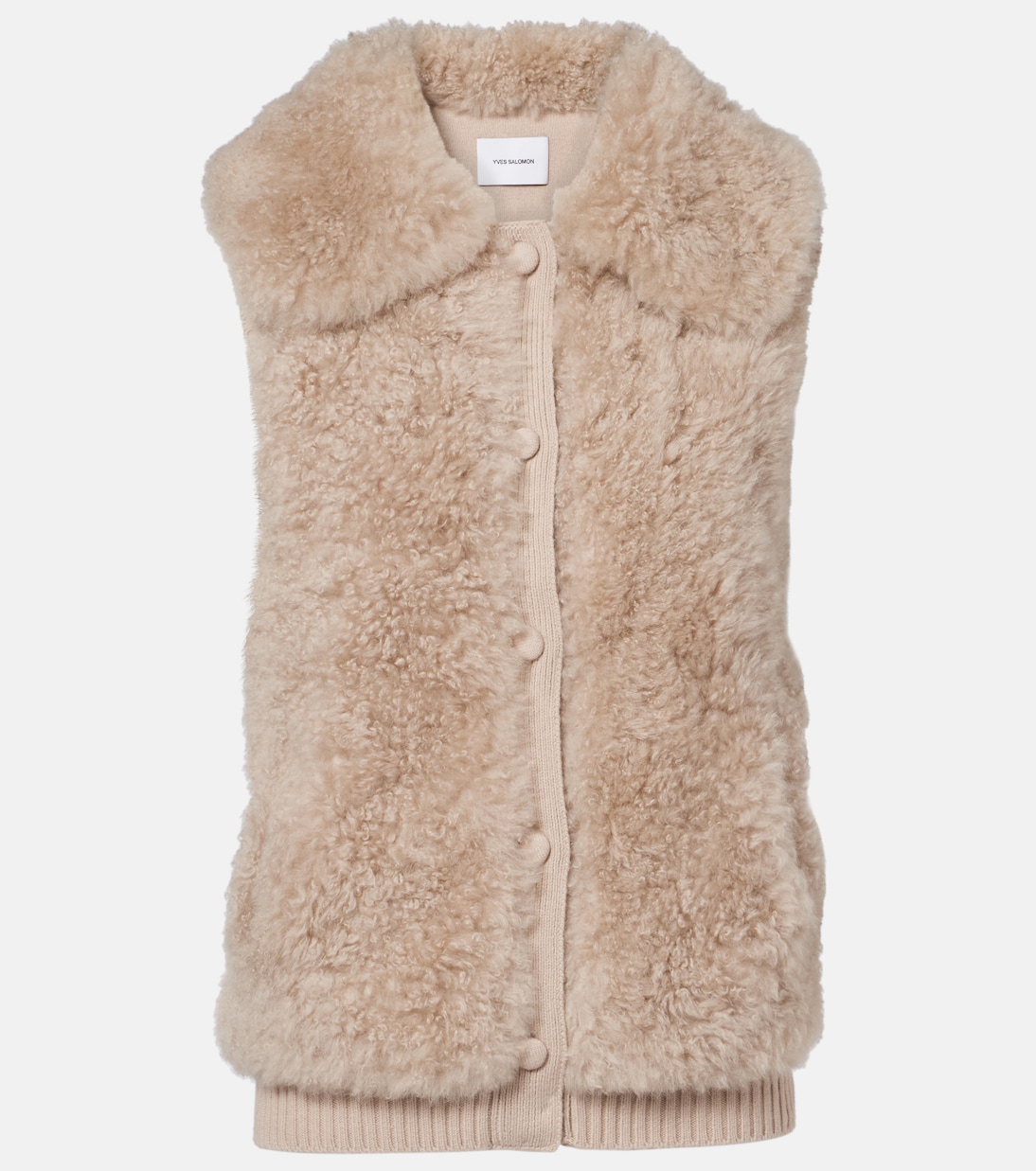 Shearling vest | Yves Salomon