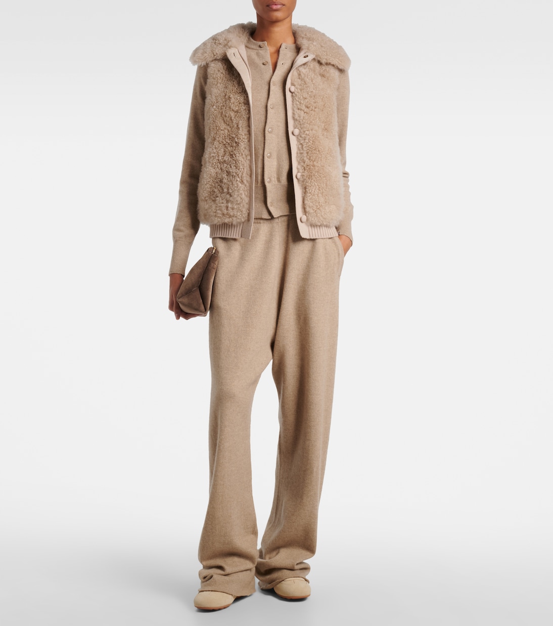 Shearling vest | Yves Salomon