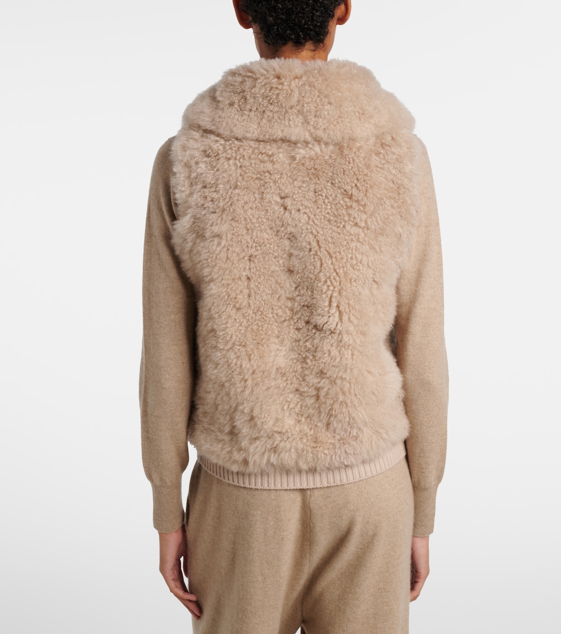 Shearling vest | Yves Salomon