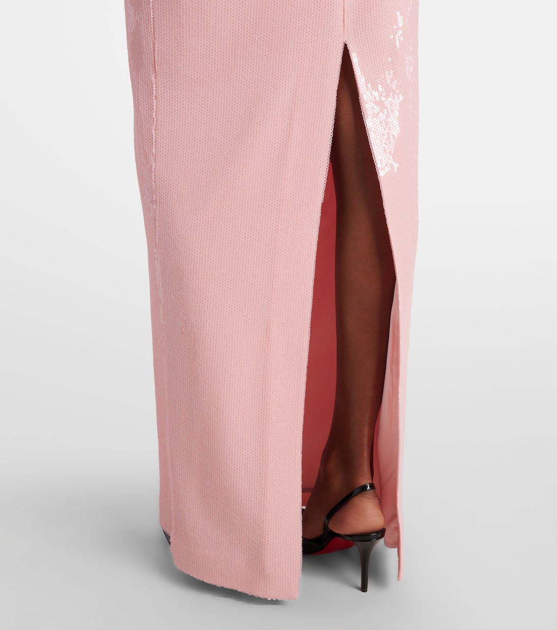 Lena bow-detail sequined gown | Rebecca Vallance