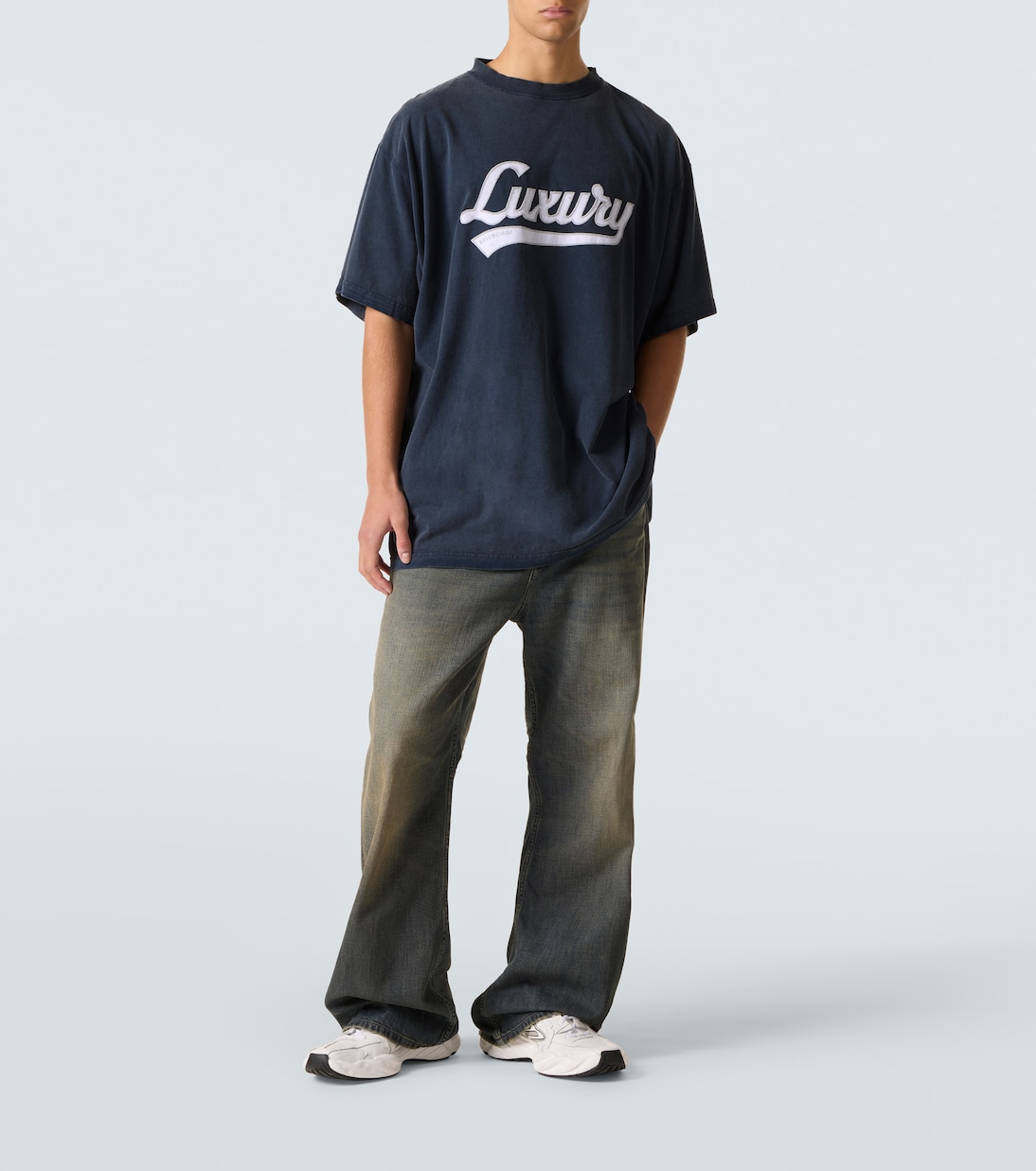 Printed cotton jersey T-shirt | Balenciaga