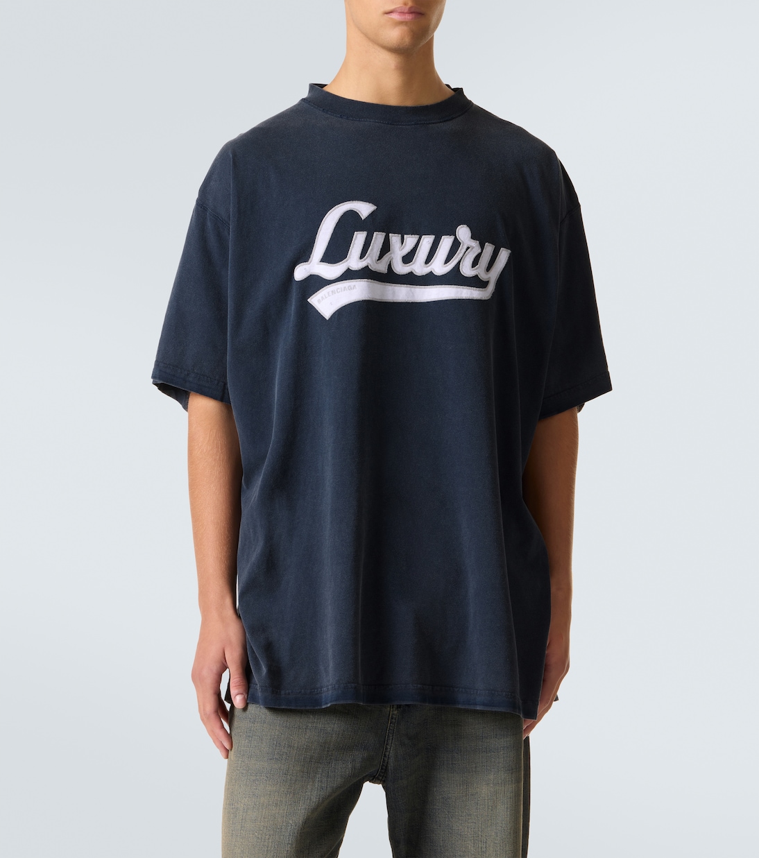 Printed cotton jersey T-shirt | Balenciaga
