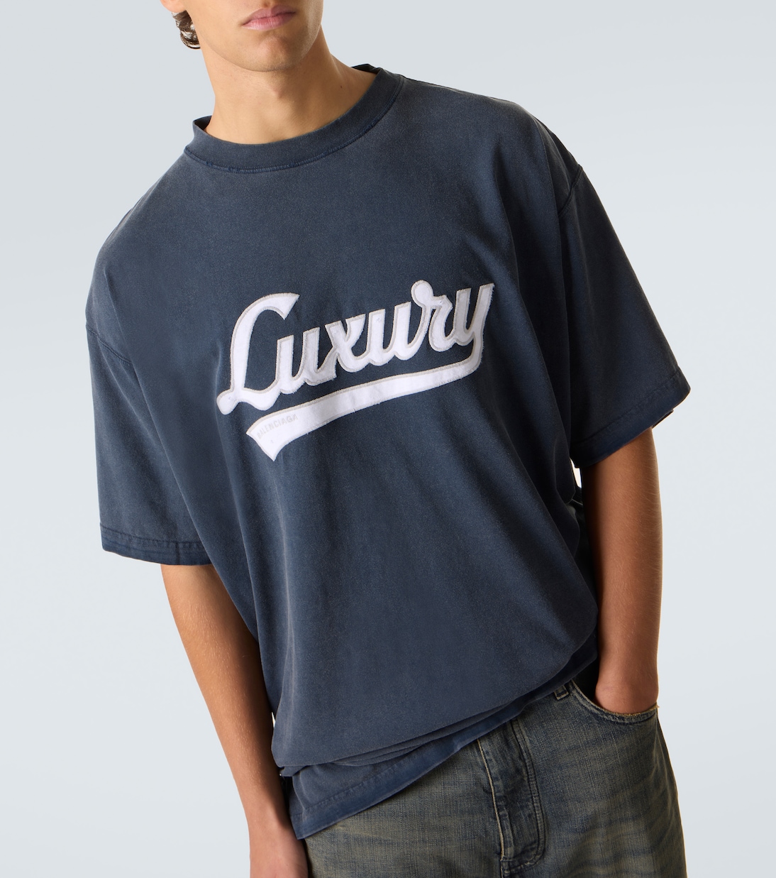 Printed cotton jersey T-shirt | Balenciaga