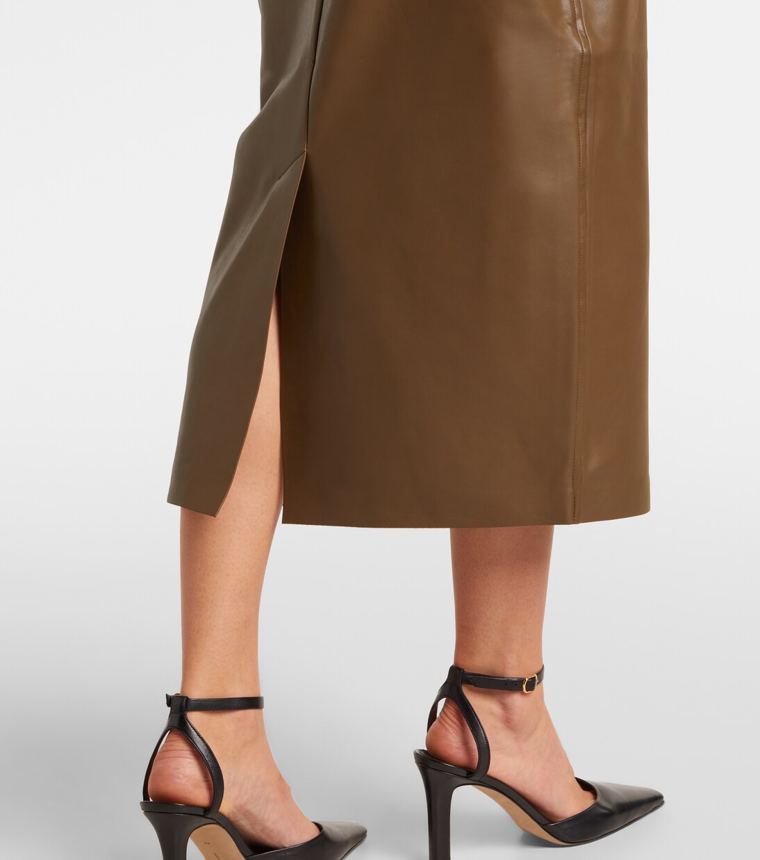 High-rise midi skirt | Norma Kamali