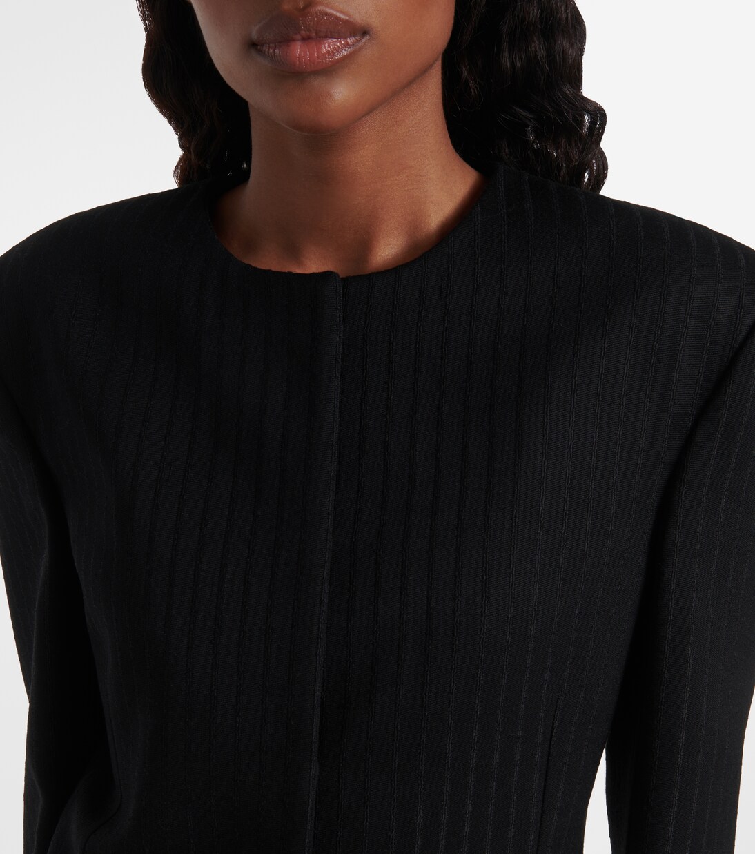 Ribbed-knit wool blazer | Calvin Klein