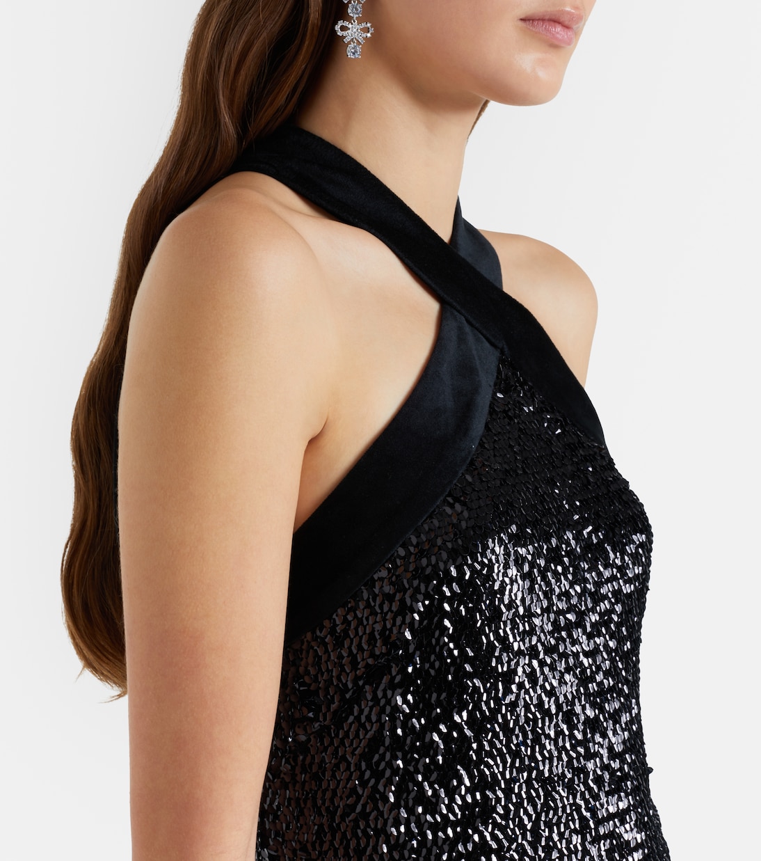 Vestido corto Isla con lentejuelas | Simkhai