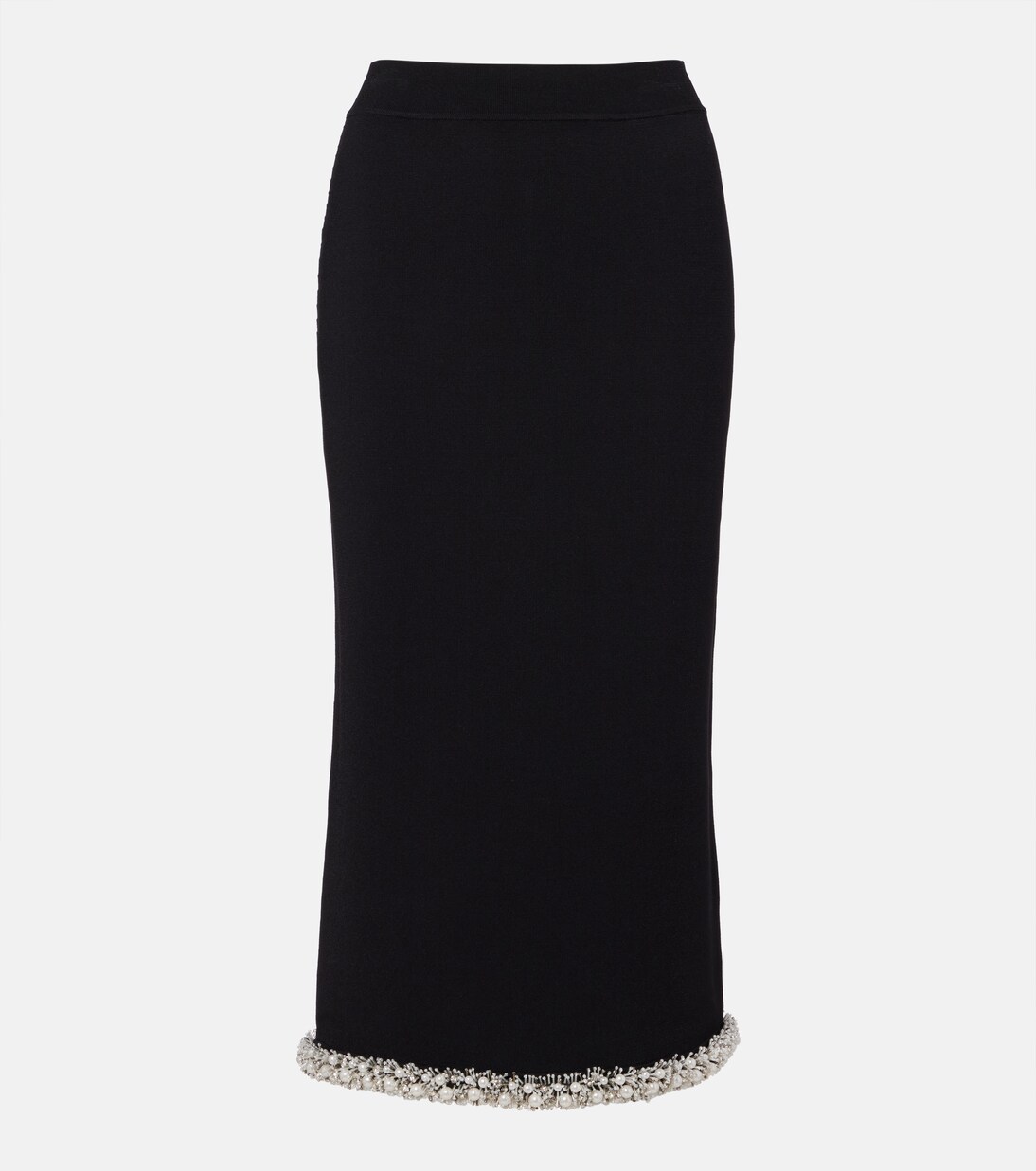 Idina embellished knitted pencil skirt | Simkhai