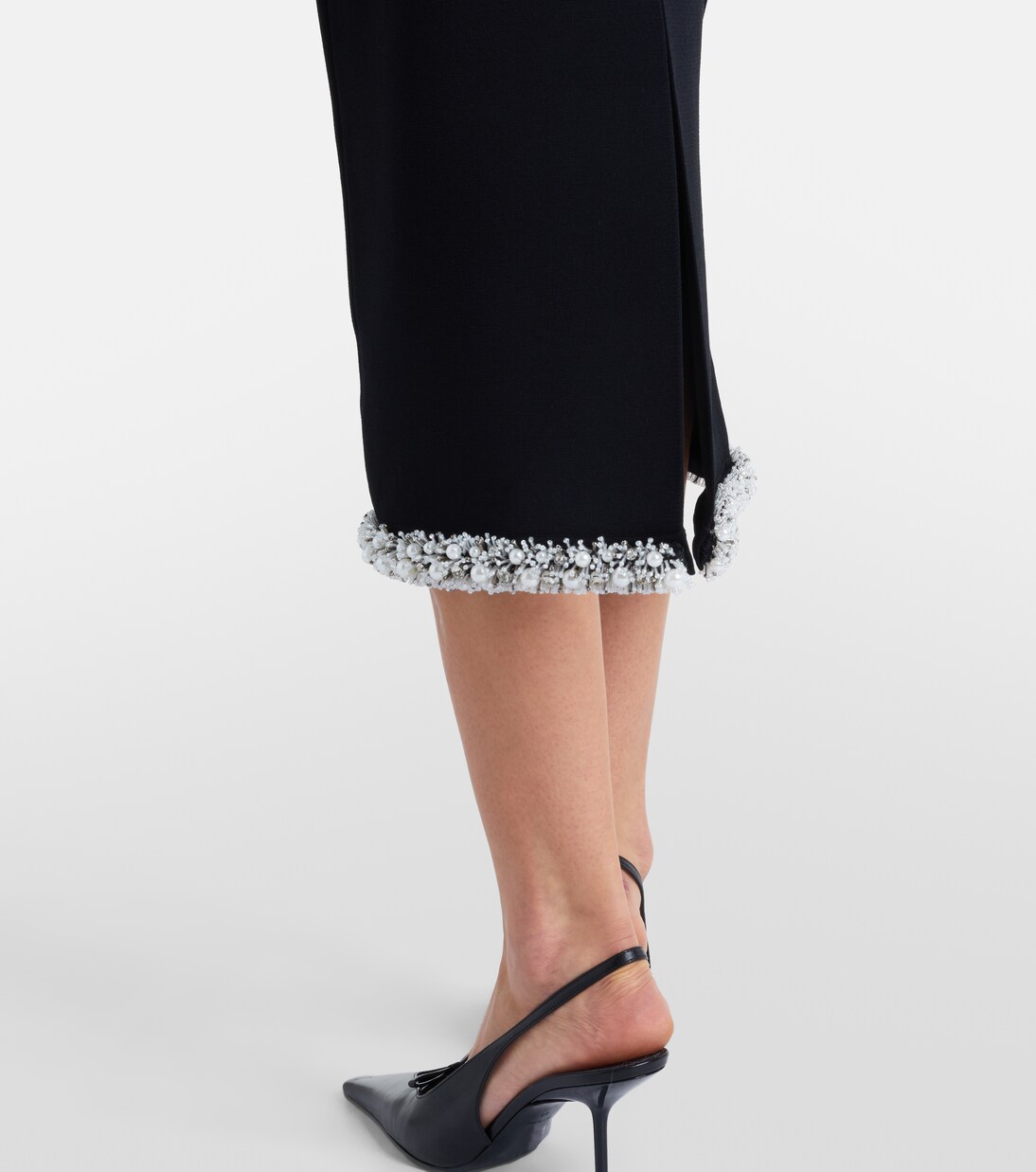 Idina embellished knitted pencil skirt | Simkhai