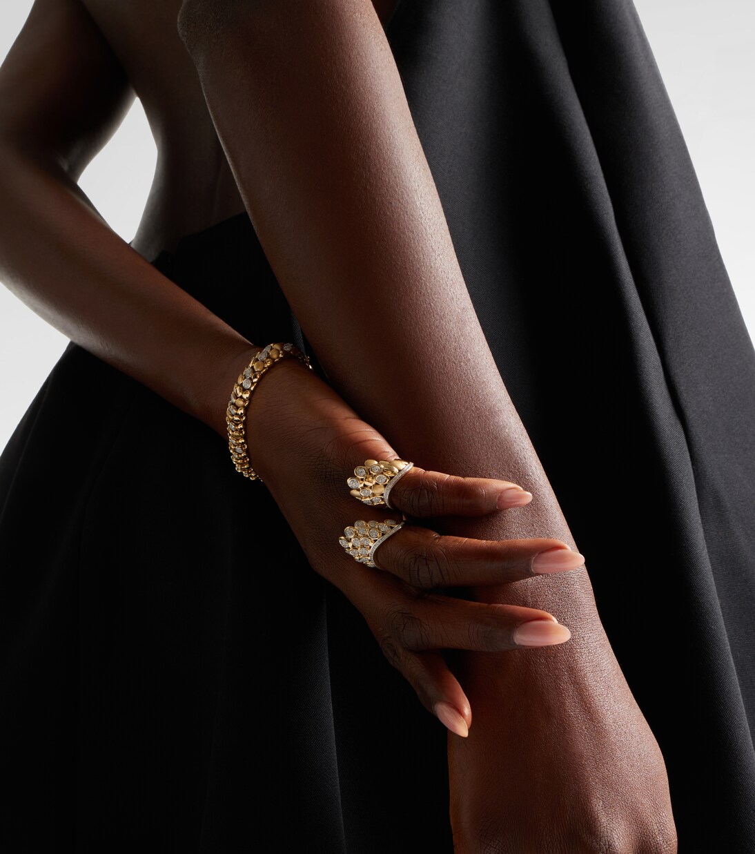 Blossom 14kt gold ring with diamonds | Rainbow K