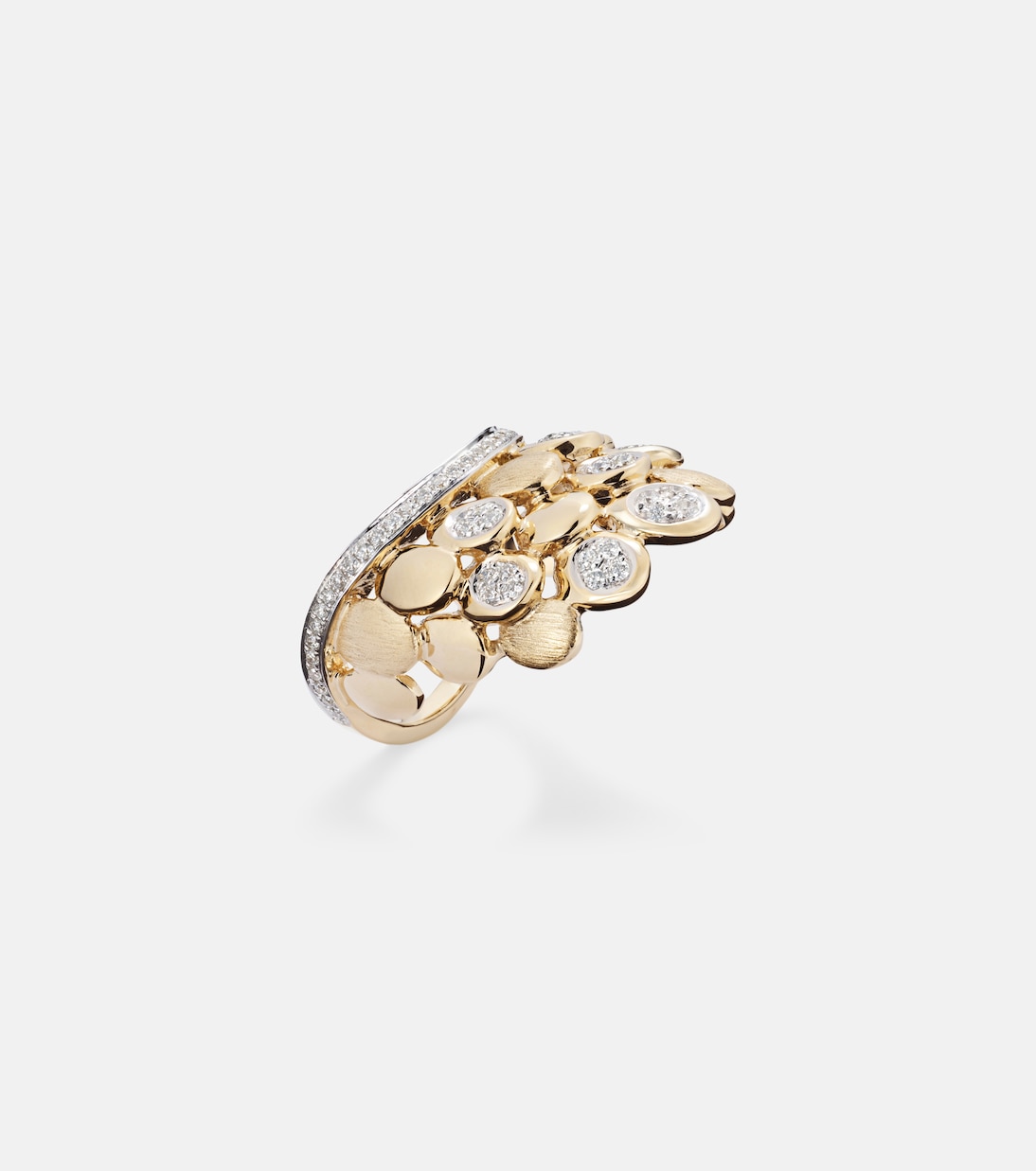 Blossom 14kt gold ring with diamonds | Rainbow K