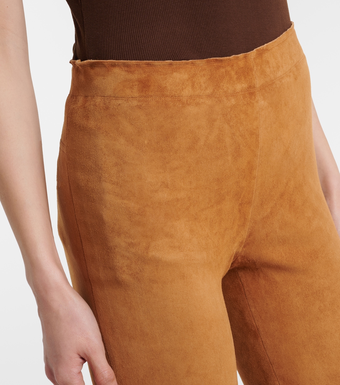 JP Long suede flared pants | Stouls