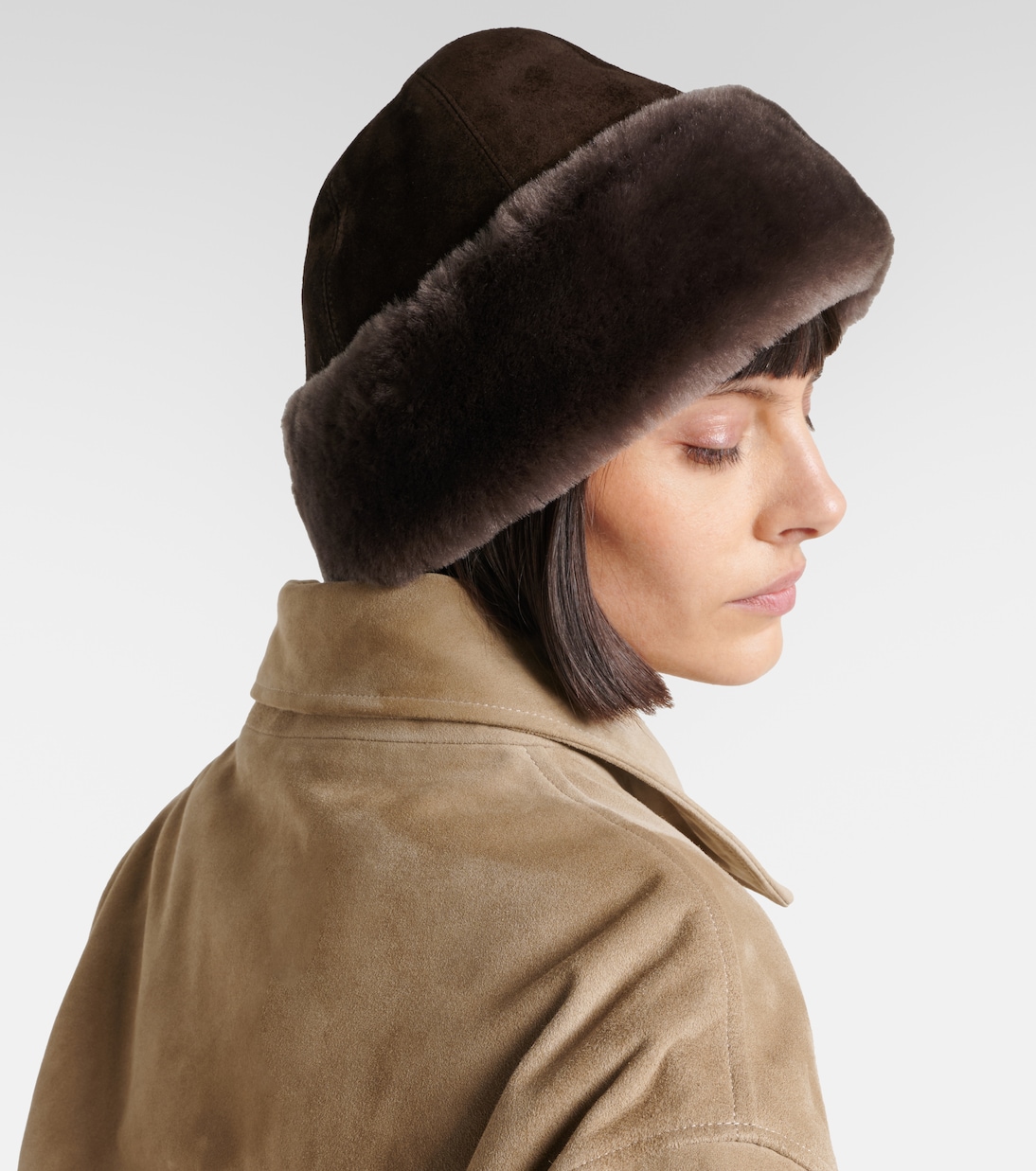 Toki shearling hat | Nour Hammour