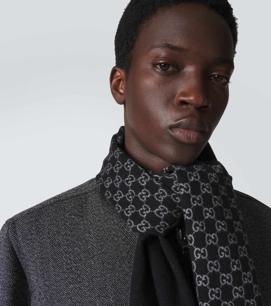 GG wool and cashmere scarf | Gucci