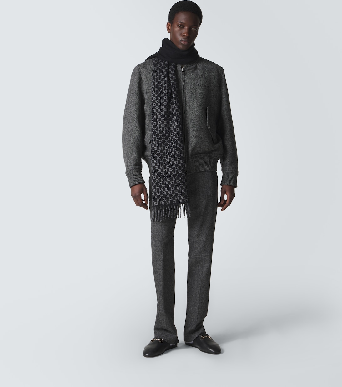 GG wool and cashmere scarf | Gucci