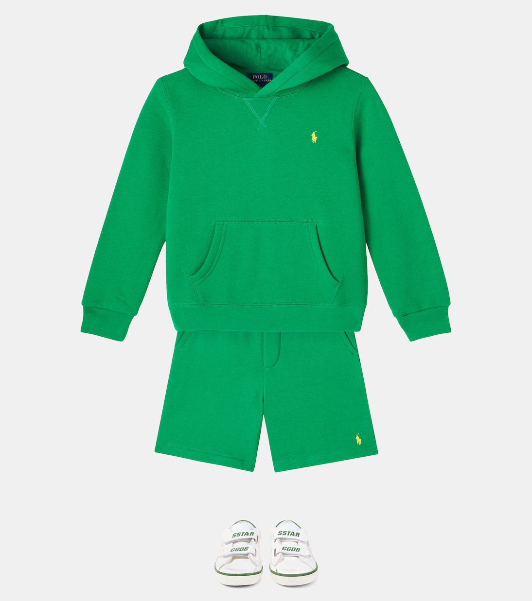 Cotton-blend jersey hoodie | Polo Ralph Lauren Kids
