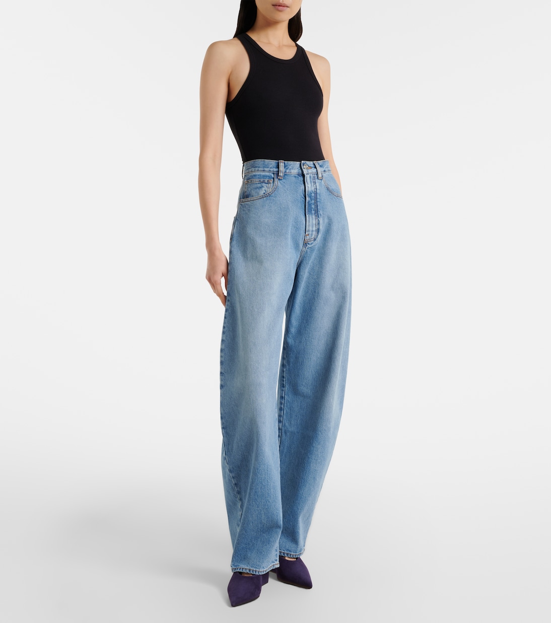 Wedges Cube aus Veloursleder | Alaïa