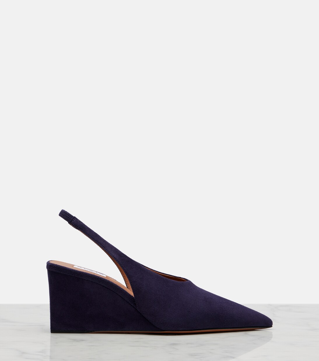 Wedges Cube aus Veloursleder | Alaïa