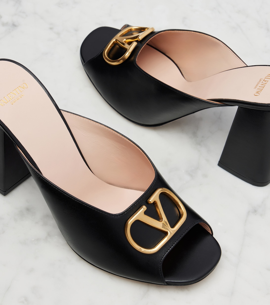 VLogo leather mules | Valentino Garavani