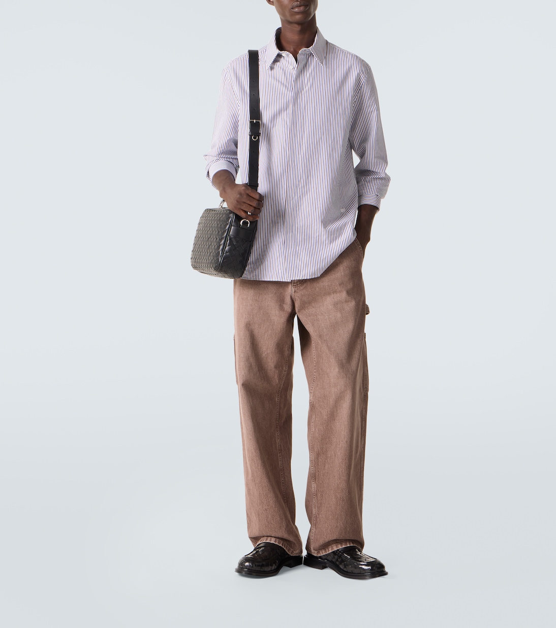 James leather loafers | Bottega Veneta