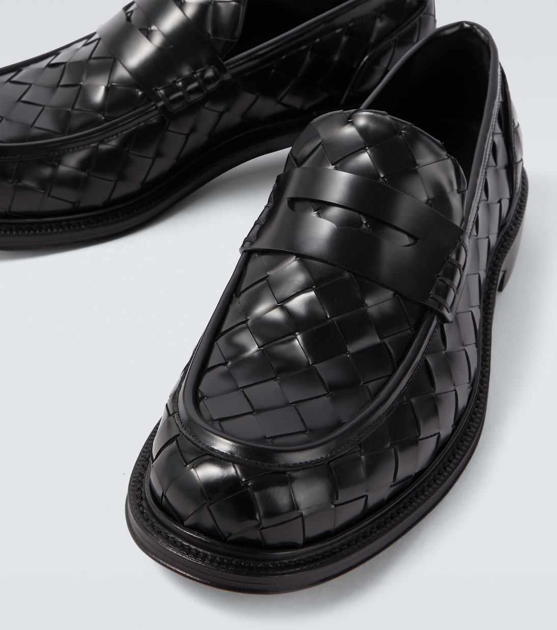 James leather loafers | Bottega Veneta