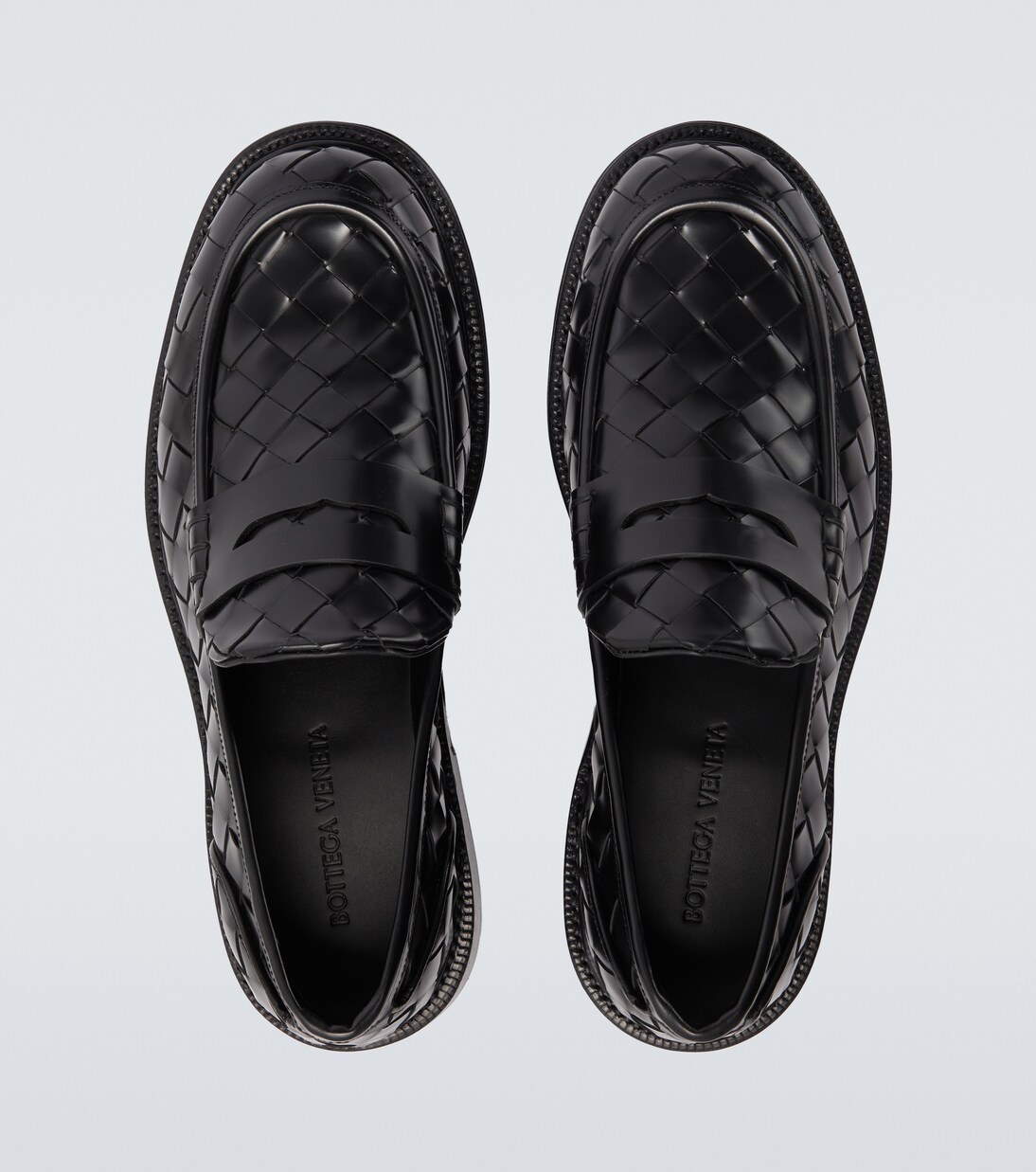 James leather loafers | Bottega Veneta