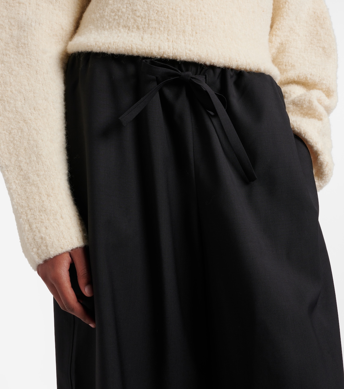 Wool wide-leg pants | Toteme