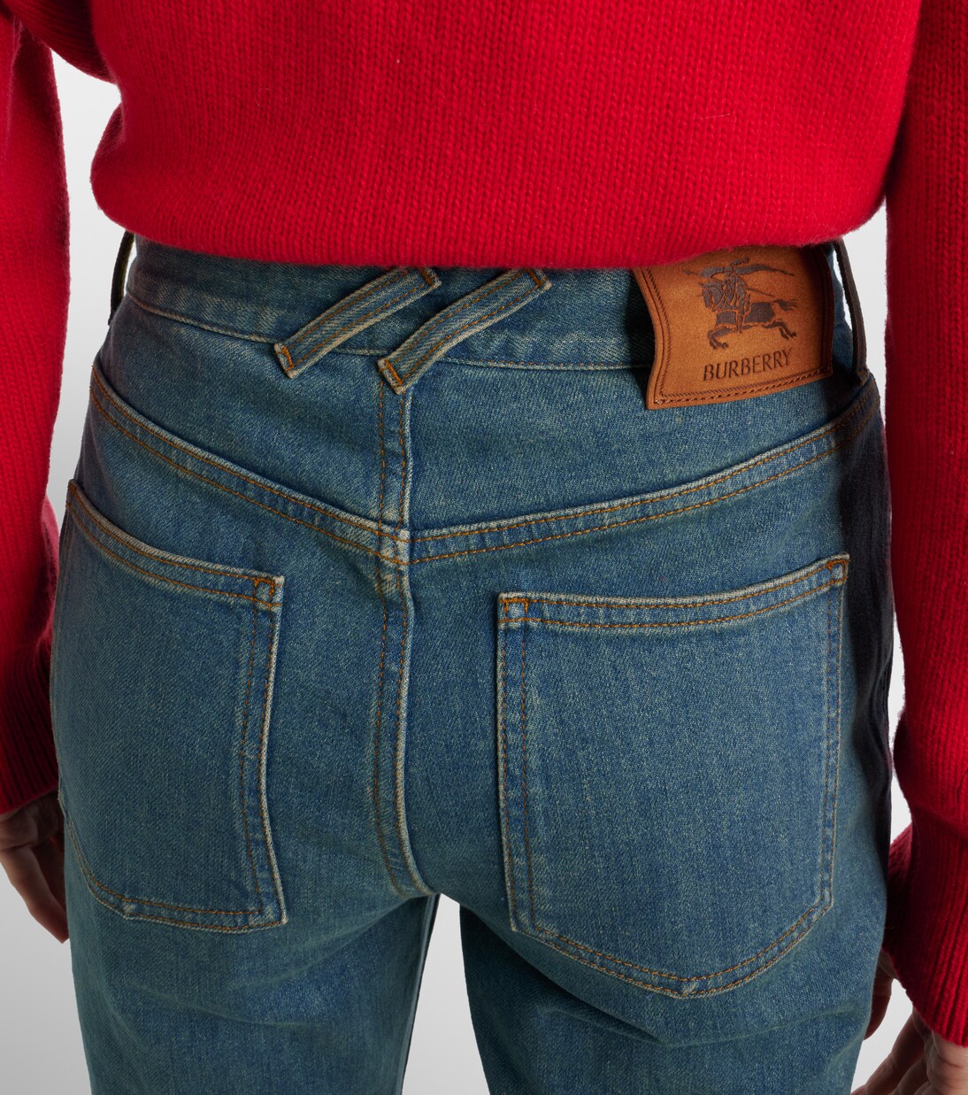 Flared Jeans Burberry Check | Burberry