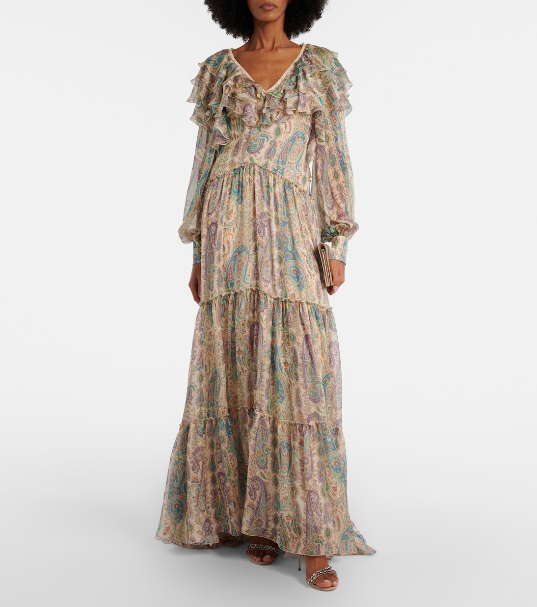 Lidia 70水晶缀饰穆勒鞋 | Paris Texas