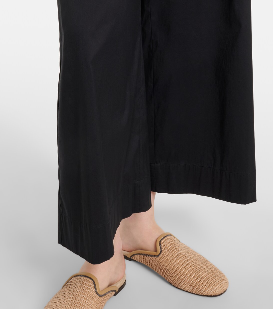 Weite Cropped-Hose Pece aus einem Baumwollgemisch | Max Mara
