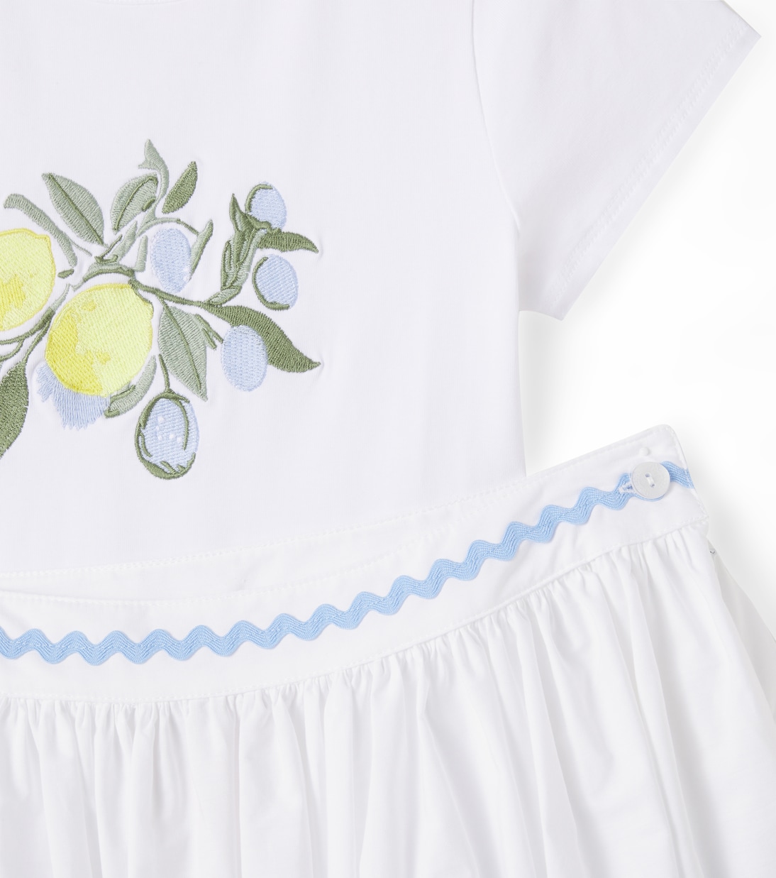 Cotton-blend T-shirt and skirt set | Patachou
